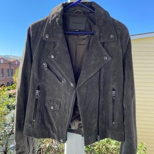 Blank NYC suede Moto jacket